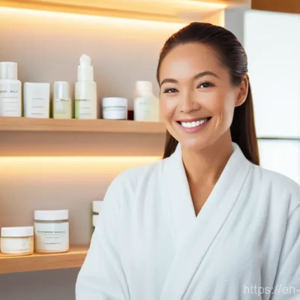 피부관리사 직업의 장점과 단점 - **Prompt 1: Seeing Confidence Bloom**
    "A heartwarming scene inside a brightly lit, modern esthet...