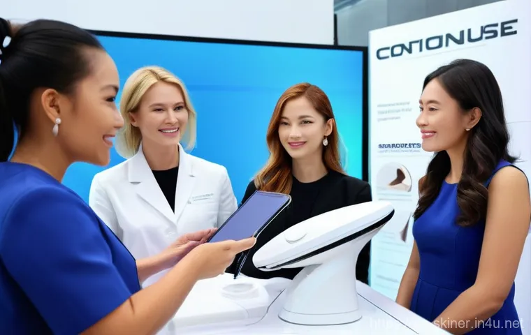 피부관리사 직업의 장점과 단점 - **Prompt 2: The Joy of Expertise in a Personalized Studio**
    "An intricate close-up shot of a ski...