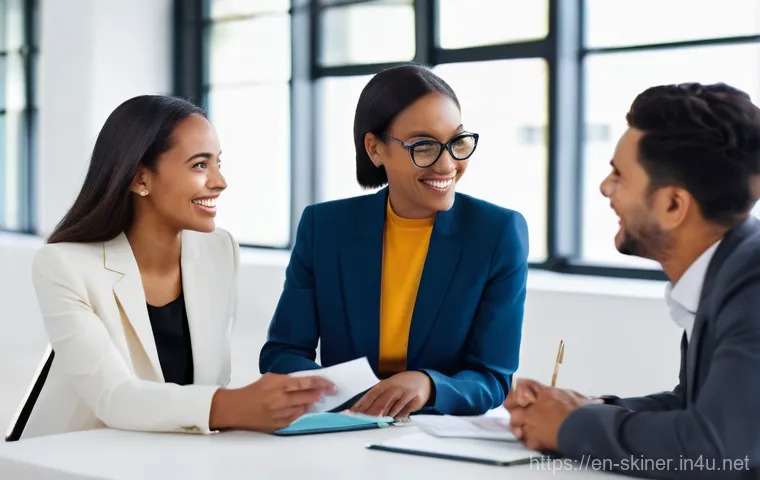 피부관리사의 경력개발 워크샵 참석 이유 - **Prompt:** A focused female aesthetician, in her late 20s to early 30s, wearing a crisp, short-slee...