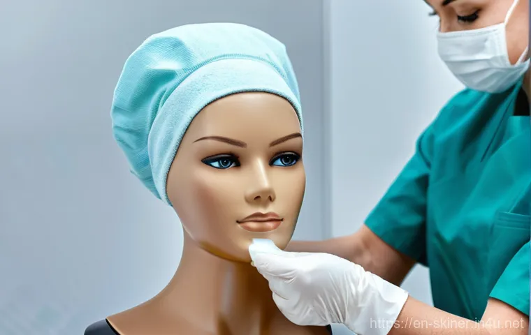 피부관리사 실기 시험 꿀팁 - **Prompt 1: Focused Esthetician Student Practicing Visualization**
    "A young, diverse esthetician...