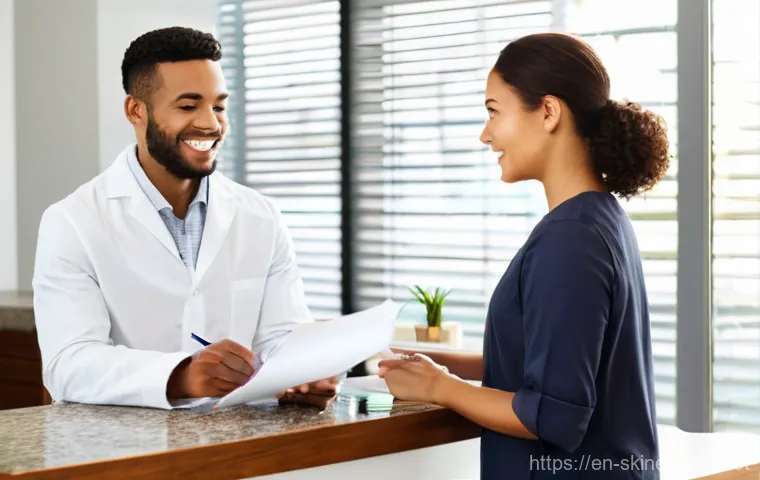 피부관리사 실기 시험 꿀팁 - **Prompt 2: Detail-Oriented Sanitation and Product Application**
    "A close-up shot of an esthetic...